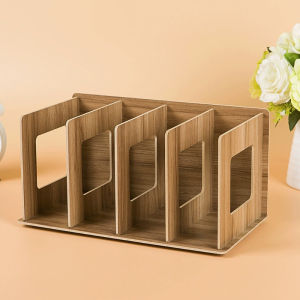 Universal Wood Stationery File Rack Gundam Runner Holder Book Storage Box