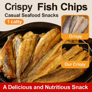 Crispy Deep-Sea Yellow Croaker Instant Minnows Seafood Snacks Instant Seafood Dried Fish Spicy Original Fish Crunchy Fried Sea Yellowfish Snack 香辣脆小黄鱼