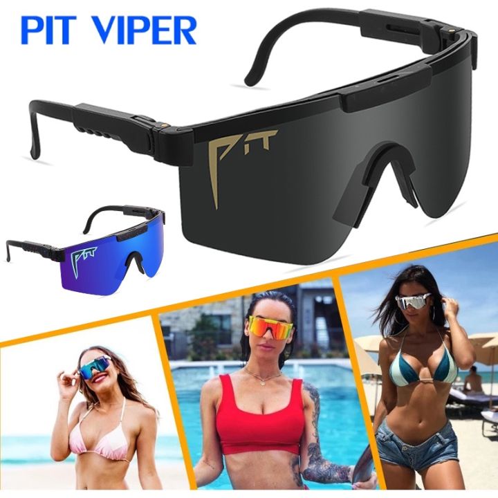 Original Pit Viper Sports Sunglasses Men Mtb Bike Shades Polarized