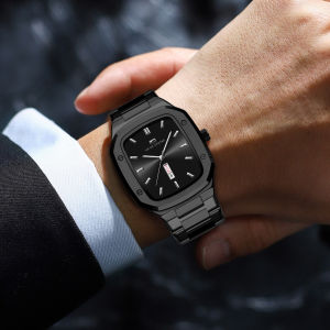 Mens Fashion Trend Square Watch   Men