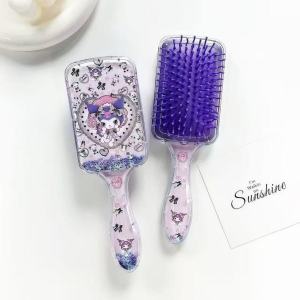Cartoon Cartoon Glitter Cute Glitter Sanrio Comb Air Cushion Comb Airbag Comb Female Kuromi Square Hairdressing Comb