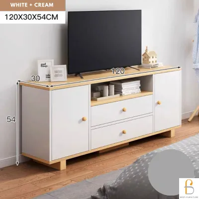 Best NORWICH TV Cabinet Rak TV Rak Penyimpanan Multifungsi minimalis