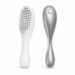 SGFDD Red Blue Light Electric Spray Hair Brush Multi-Function Hair Care 2-In-1 Misting Hair Brush Salon Accessories Anti-Static Spray Massage Comb Household