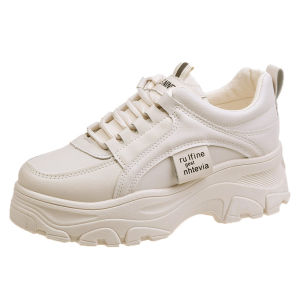 Sepatu Sneakers Wanita Sepatu Sekolah Hitam Polos Bertali Kasual Bisa COD GRATIS ONGKIR Mt022