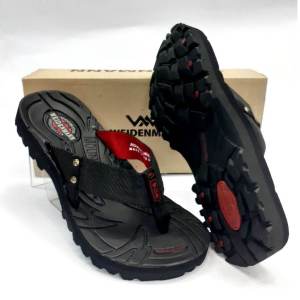 Sandal Japit Pria Weidenmann Adventure 03 Black & Red | Sandal Gunung Hiking Nyaman Kuat | Terlaris Dan Terbaru