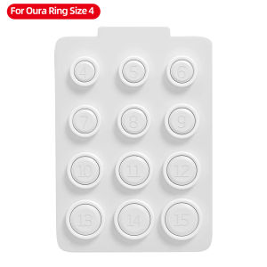 Fonken Silicone Oura Ring 4/5 Sizing Kit For Accurate Ring Size Selection