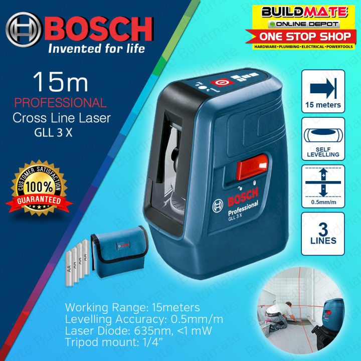 BOSCH Professional GLL 3 X Line Laser 0601063CJ0 •100 ORIGINAL
