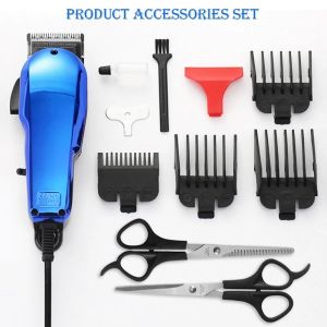All-metal Cordless Hair Clipper Electric Hair Clipper 2500mah Cordless Hair Cutter Golden Color USB Charging Hair Clippers Cordless Professional Hair Clipper Electric Trimmer