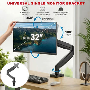Monitor Arm Desktop Mount Bracket 13"-32" Bearing Multi-Direction Adjustable Computer stand