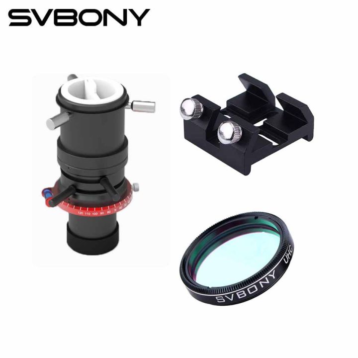 Svbony sv199 khí quyển phân tán Corrector, 1.25 inch ADC cho hành tinh mặt trăng quan sát và hình ảnh, với ống bọt nước với uhc Lọc 1.25 ''cho Kính thiên văn phổ dovetail cơ sở