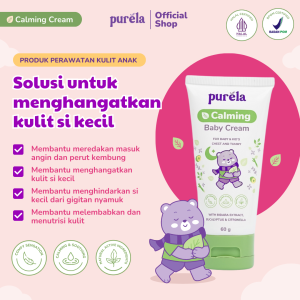 Purela by Reglow Bundling Calming Kit Baby  Skincare Bayi Perawatan Terbaik Untuk Bayi dan Anak Mengatasi Perut Kembung