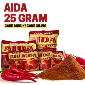 AIDA CABE BUBUK 25gr - CABE GILING SIAP SAJI