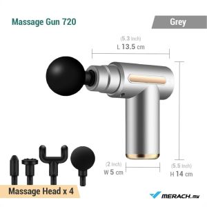 Massage Gun Fitness Gun Portable Muscle Relaxation Fascia Gun Fitness Vibration Massage Fitness Device Mesin Urut 筋膜枪