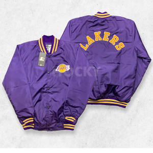 HOCKY Jaket Bomber Varsity Baseball Bordir Casual Vintage Lakers Series Premium Distro
