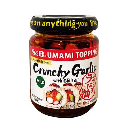 S&B Umami Topping Crunchy Garlic With Chili Oil (110g) | Lazada PH