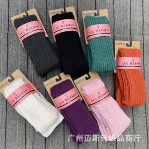 Original Toesox Pilates Yoga Wool Leg Warmers for Women Mid-Length High-Tube Leg Warmers Winter Over-the-Knee Leg Protectors for Warmth