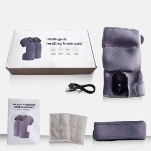 3 in 1 Electric Knee Massager Leg Joint Heating Pad Vibration Massage Thermal Knee Therapy Elbow Brace Knee Pain Support