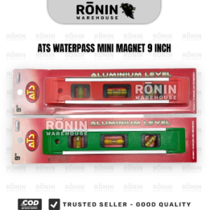 ATS Waterpass Mini 9" Magnet Alat Ukur Tukang Waterpas Aluminium