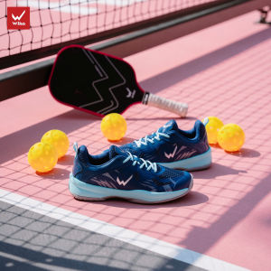 Giày Pickleball wika HyperChất liệu Da Hyper-Light mới nhấtBề mặt da có phủ lớp Nano chống thấm.Đệm lót EVA êm thấm hút mồ hôi giảm chấn