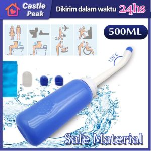 500ML Bidet Portable Semprotan Cebok Toilet Pencet Travel Sprayer Botol untuk bayi anak orang Hamil tua catat Bilas Kencing