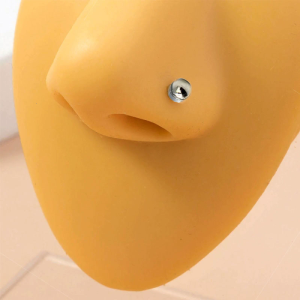 Fake Cheater Non Pierced Lip Nose Ring Stud Body No Piercing Tunnel Plug Earring for Women Girl