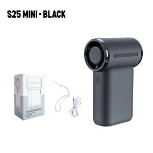 🔥IN STOCK🔥 Portable Mini Handheld Fan 5 Adjustable Speeds Battery Display 1800mAh Rechargeable