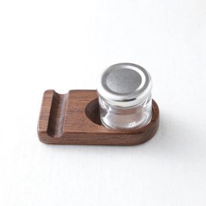 Ống đựng mực bằng gỗ bút chấm mực thủy tinh hộp đựng kín dụng cụ viết vẽ vẽ truyện tranh minh họa/vẽ màu nước đồ dùng mỹ thuật