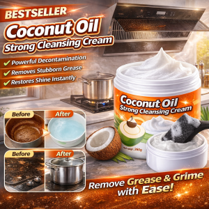 MultiFunctional Household Kitchen Cleaning Paste Coconut Oil All-Purpose Cleanerstain Removal For Kitchen Pot Dirt Cleaner