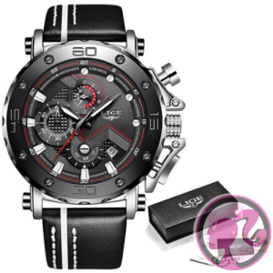 Experience Timekeeping Perfection with LIGE Mens Watches: Chronograph Quartz Military Leather Watch for Men