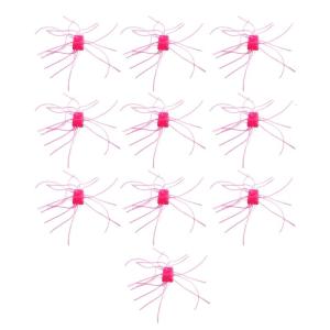 10pcs Slow Sinking Artificial Baits Flexible Whiskers Lure Saltwater Baits Dices Shaped Fishing Lure Fishing Accessories