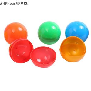 WP💓💛💖 50Pcs Mini 32MM Clear Transparency Plastic  Toy Surprise Ball Tiny Container Making Things Model Gashapon toy