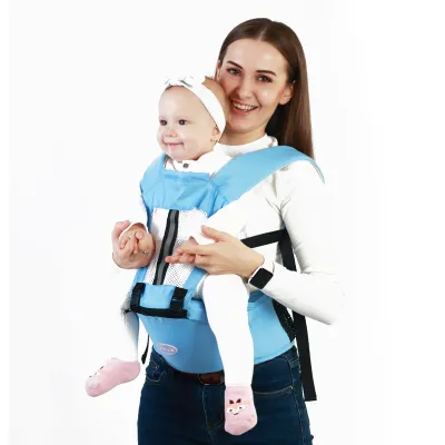 Baby Carrier Sling Wrap 0-3Y Natural Cotton Baby Sling Baby Holder Extra Comfortable Breathable Carrier