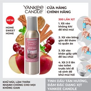 Tinh dầu tán hương đậm đặc dạng xịt Yankee Candle - Home Sweet Home
