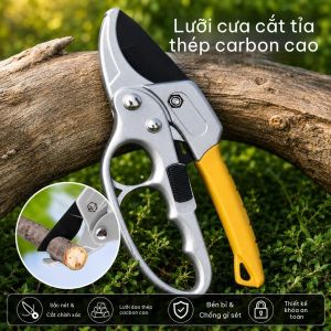 Kéo cắt cành cộng lực Kéo cắt cành cây trợ lực sk5 bản to cắt tỉa cây cảnh chuyên dụng CÓ LOGO