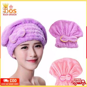 HANDUK RAMBUT PITA TOWEL DRY HAIR DEWASA KEPALA TOPI MANDI HANDUK PITA RAMBUT KERAMAS CEPAT KERING