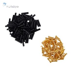 Y LifeStyle 200PCS 453 U-TERMINAL LUG WIRE BUTT Joint Cold terminal fascia of Small tooth พร้อม HEAT shrinkable Tube 0.5-1.5mm2