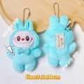 Móc khóa Gấu bông Labubu Monsters Macaron treo balo charm phụ kiện gắn balo túi xách. 