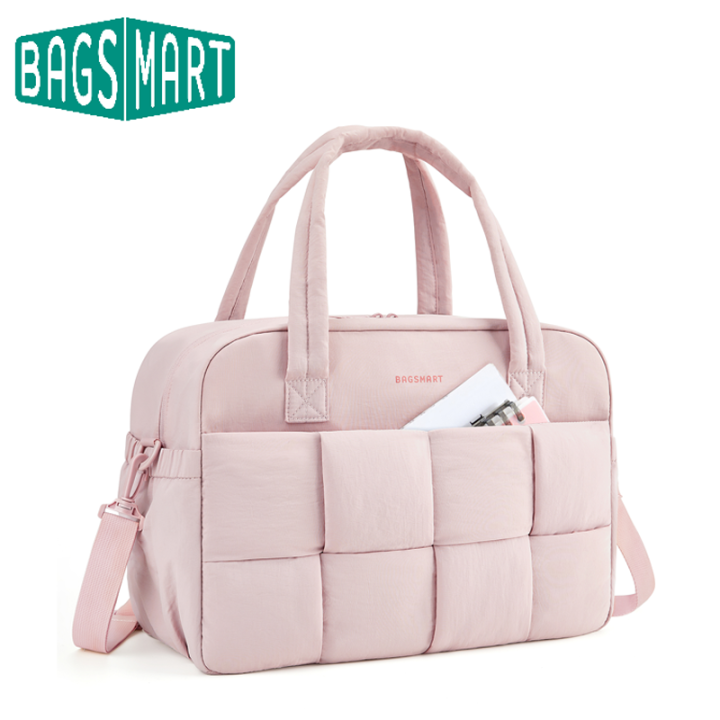 BAGSMART Puffer Duffle Travel With Laptop Compartment Weekender Gym bagsmart-puffer-duffle-travel-with-laptop-compartment-weekender-gym