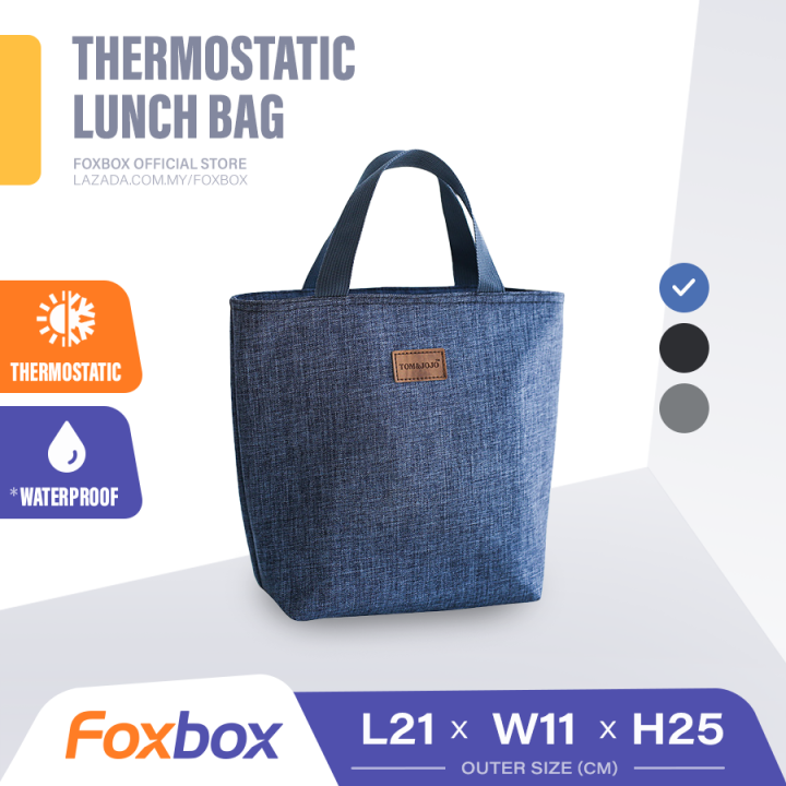 FOXBOX Insulated Lunch Bag / Insulate Lunch Bag / Insulation Lunch Bag