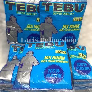 Jas Hujan Plastik Jaket Celana Tebu dan Armada Grosir (ISI 12 PCS) / Jas Hujan Plastik Murah