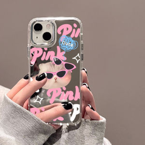 🔥ส่งจากไทยใน24ชม.🔥เคส สำหรับไอโฟน11/12/13/14 Pro max เคสน่ารัก Cute Cats Mirror Case For iPhone 7 8 11 7Plus 8Plus 12 13 11 Pro Max X XS Max XR SE 2020 Soft Tpu Shockproof Back Cover