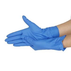 Hộp 100 CÁI Găng Tay Không Bột Nitrile MÀU XANH CHÍNH HÃNG SUPERIEUR Dùng trong Chế biến thực phẩmY TếNha KhoaThí Nghiệm Găng Tay công nghiệp hóa chất