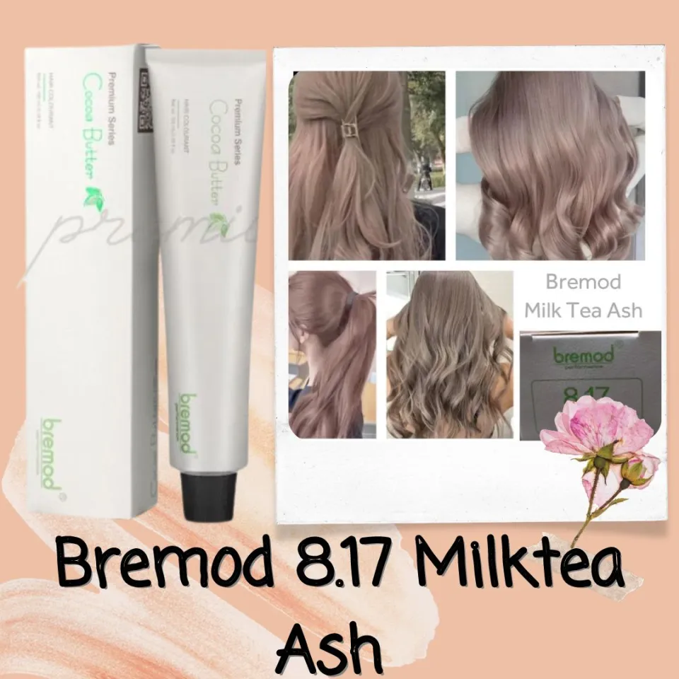 Bremod Milk Tea Ash Permanent Hair Color 100ML | Lazada PH