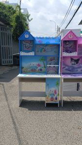 Bàn học sinh nhựa đài loan in hình 3D mẫu mới kích thước ngang 80 cm 1m giao hàng miễn phí HCM-BD-ĐN