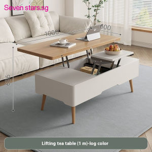⚡Multifunctional Solid Wood Creative Foldable Lift Dual-purpose Dining And Coffee Table