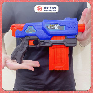 Đồ Chơi Trẻ Em Phụt Xốp Neft Size Vừa BLASTER GUN AK NGẮN - Nhựa ABS An Toàn Với Trẻ Em