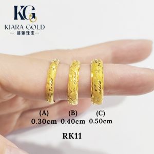 Emas 916 Cincin | Gold 916 Ring - RK11