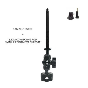 Motorcycle Bike Camera Holder Handlebar Mirror Mount Bracket Stand For Insta360 One R Invisible Selfie Stick Accessory
