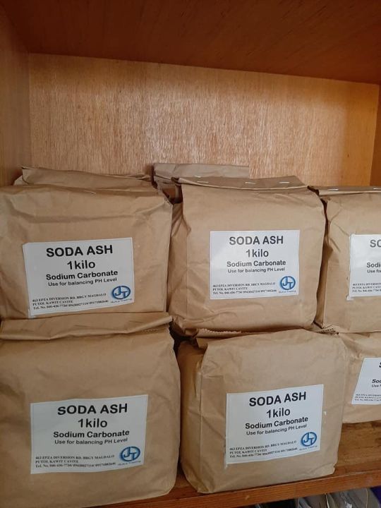 Soda Ash use to balance the PH level of pools water (1kl/pack) Lazada PH