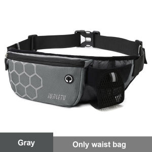 KoKossi Running Waist Pack Outdoor Women Men Hydration Belt Gym Trail Fitness Jogging Waist Bag Water Bottle Sports Chest Pouch